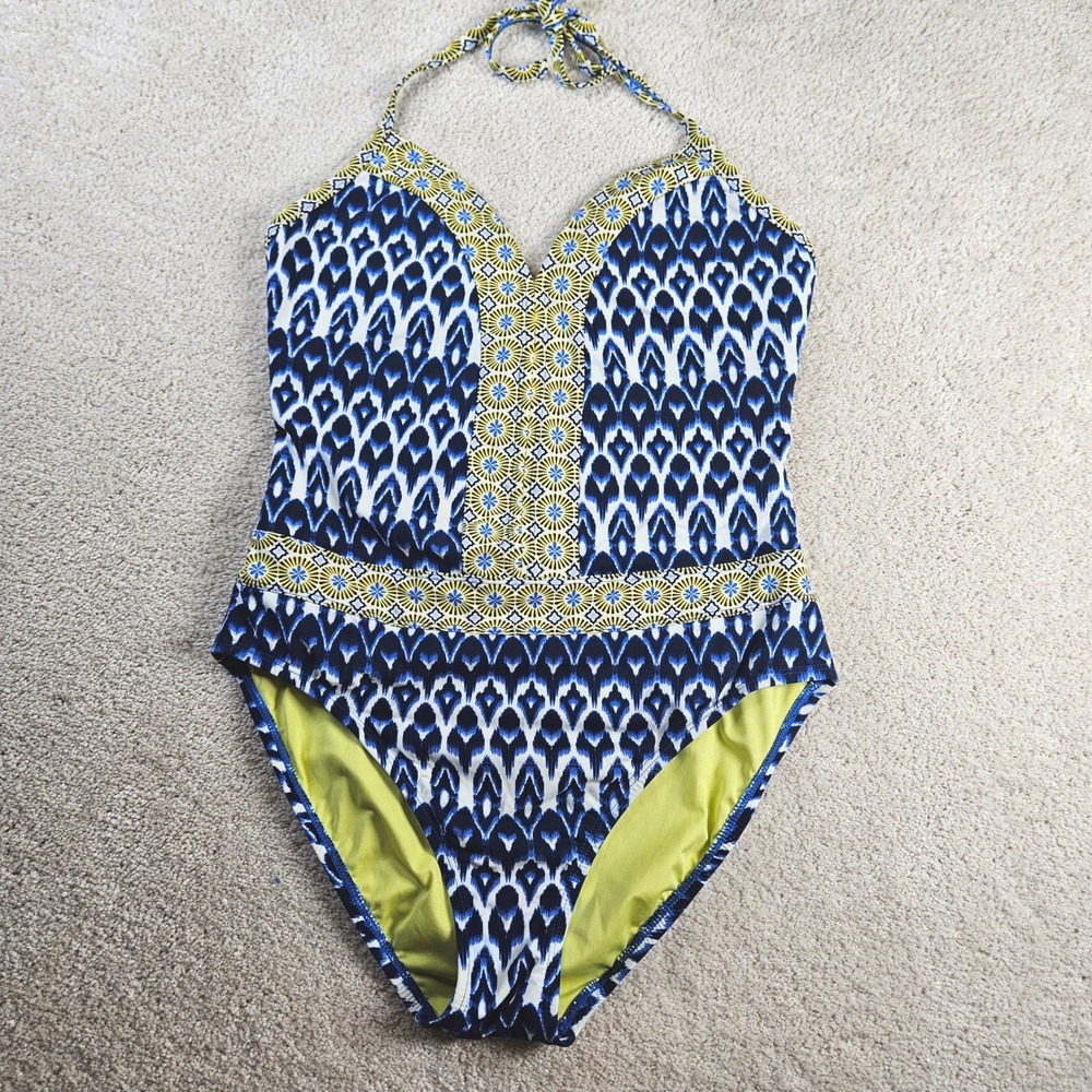 Road to Morocco Halter Swimsuit by Bleu Rod Beattie Size 8 Beach Summer Vacation